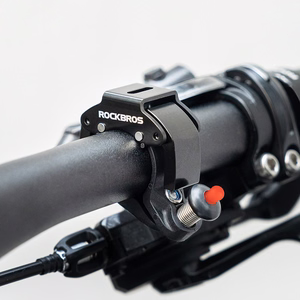 Rockbros 34210006001 C formas velosipēda zvaniņš – melns