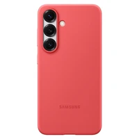 Samsung silikona viedtālruņa apvalks Samsung Galaxy S25 sarkans