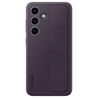 Samsung Standing Grip viedtālruņa apvalks Samsung Galaxy S24 Plus tumši violets