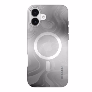 Incase Halo Case vāciņš ar MagSafe iPhone 16 Plus tālrunim, Oil Slick Smoke krāsā