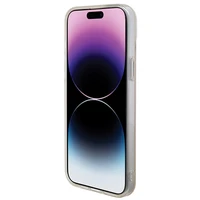 Guess IML Iridescent Magnētiskais viedtālruņa apvalks iPhone 15 Pro - rozā
