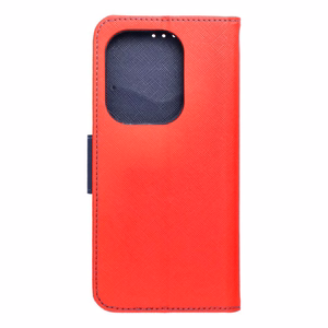 Viedtālruņa apvalks FANCY XIAOMI Redmi Note 13 Pro 4G - sarkans / zils