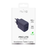 Puro Pro Lite 30W USB-C sienas lādētājs - pelēks