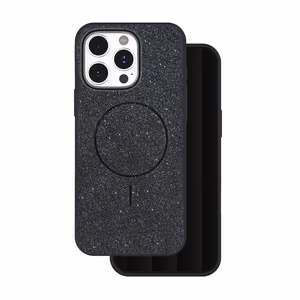 Glitter Thin Mag case for iPhone 17 Air 6.6" black
