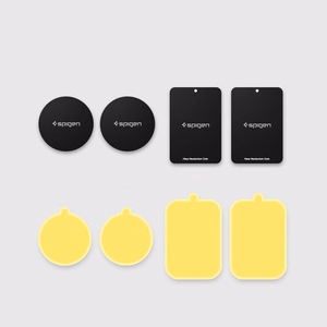 Spigen MP-4P magnētiskās plāksnes automašīnai - melnas