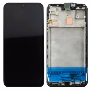 LCD ekrāns Samsung M156 M15 5G ar skārienjutīgo ekrānu un rāmi melns oriģināls (service pack)