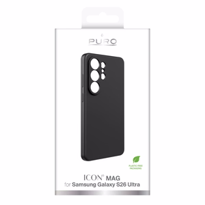 Puro ICON aizsargmaciņš priekš Samsung Galaxy S26 Ultra silikona - melns