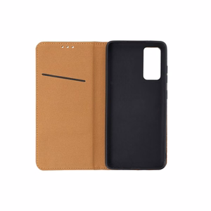SMART PRO Book ādas apvalks viedtālrunim XIAOMI Redmi 15C (173,16 x 81,07 x 8,2) - melns