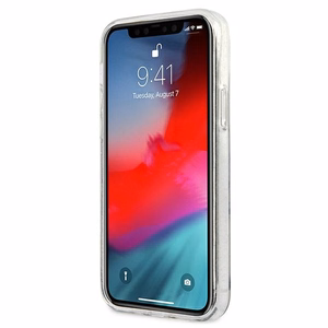 Guess GUHCP12LPCUGL4GTR iPhone 12 Pro Max 6.7" caurspīdīgs cietais apvalks Spīdums 4G Liels Logotips