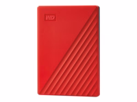 WD My Passport 2TB portatīvais HDD sarkans