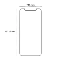Rūdīts stikls 2,5D iPhone 13 Pro Max / 14 Plus 6,7"