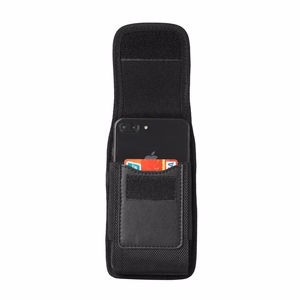 Vertikāls universāls apvalks OXFORD modelis 4 IPHONE 13 PRO MAX / SAMSUNG S21 Ultra / XIAOMI 12 Ultra melns