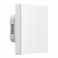 SONOFF M5-3C-86W WiFi Matter viedais sienas slēdzis (3 kanāli)