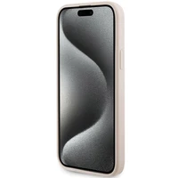 Karl Lagerfeld Kviltēts K Pattern apvalks viedtālrunim iPhone 15 Plus / 14 Plus - rozā