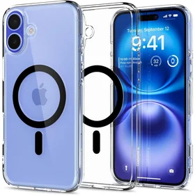 Spigen Ultra Hybrid MagSafe apvalks iPhone 16 – melna