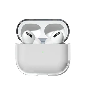 Vāciņš AirPods 2 / AirPods 1 ciets, stiprs, caurspīdīgs vāks austiņām (vākam A)
