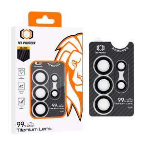 Rūdītais stikls Tel Protect Titanium objektīva 99% AR Aramid sērija kamerai Samsung Galaxy S25 Ultra (5 gab.)