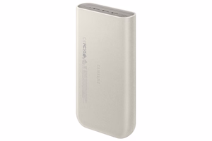 Portatīvais lādētājs Samsung EB-P4520XUEGEU 20000mAh 3x USB-C 45W SFC (smilškrāsas)