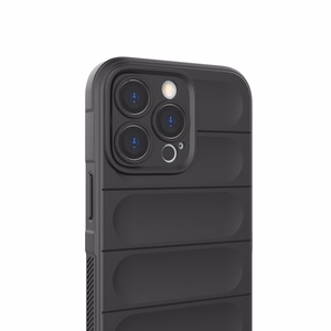 Magic Shield viedtālruņa apvalks iPhone 13 Pro elastīgs bruņu melnas krāsas vāks