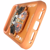 Nimmy Cool&Cute 2.0 Dog macins iPhone 17 Pro Max ar magnetisko turetaju - oranzs