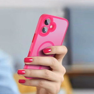 Tech-Protect MagMat MagSafe viedtālruņa apvalks iPhone 16 - rozā