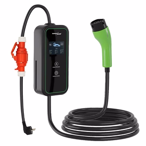 GreenBlue pārnēsājams EV/PHEV lādētājs, Type 2, kabeļa garums 6,8 m, IP65, 11 kW, 220–380 V AC, 50/60 Hz, 16 A, 3 fāzes, GB1100
