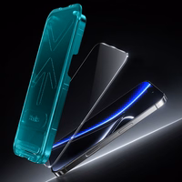 Benks Aizsargstikls Glass Warrior Privātuma priekš iPhone 14 Pro Max/15 Plus/16 Plus - melns