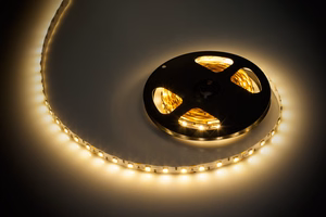 LED lente, 5 m, silti balta, 300 x 5050 SMD