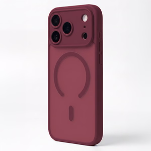Mag Matt maciņš iPhone 15 Pro 6,1" bordo