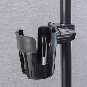 Bottle cage with bracket FSCGE-105 black