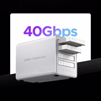 Orico 8848U4 DAS sērijas 4 bay M.2 NVMe SSD disku masīvs - balts