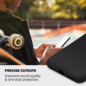 Crong Color Cover vāciņš ierīcei iPhone SE (2020 / 2022) / 8 / 7, sarkans