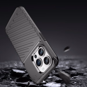Thunder Case iPhone 14 Pro Max - aizsargapvalks melnas krāsas