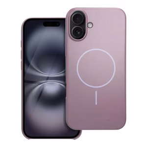 Spīdīgs Magnētiskais vāciņš ar MagSafe iPhone 16 Plus violets