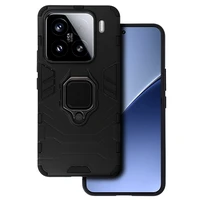 Gredzena bruņu viedtālruņa apvalks Xiaomi 15 Pro 5G melns