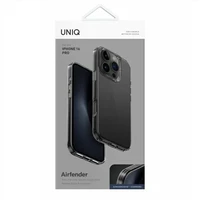 Uniq Air Fender viedtālruņa apvalks iPhone 16 Pro - pelēks