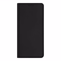 Dux Ducis Skin Pro viedtālruņa apvalks Honor Magic5 Flip karšu maciņš statīvs melna