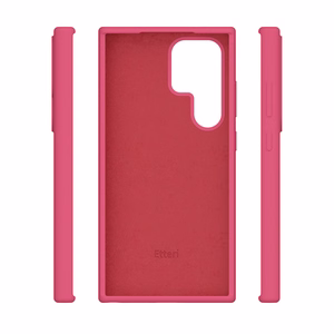 Etteri Silikona maciņš for Samsung Galaxy S25 Ultra raspberry