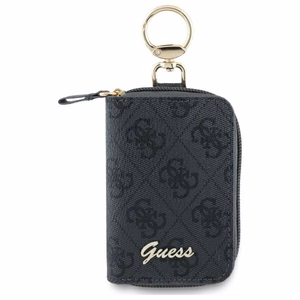 Guess GUABP4DPTK 4G Triangle kabeļu un piederumu maciņš – melns