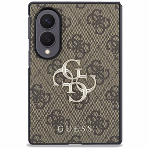 Brūns Guess Big 4G Logo vāciņš Samsung Galaxy Z Fold8 tālrunim