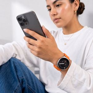 Tech-Protect Nylon Clasp siksniņa modelim Samsung Galaxy Watch 40/44/46 mm – oranža