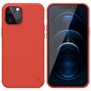 Nillkin Super Frosted Shield Pro vāciņš ierīcei Apple iPhone 12 Pro Max, sarkans