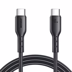 USB kabelis Joyroom SA26-CC3 USB-C uz USB-C 60W 1.0m melns