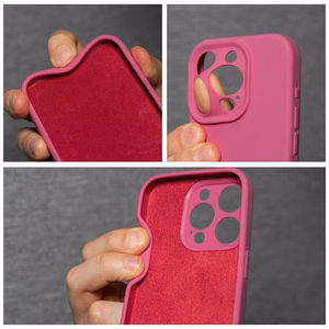 Viedtālruņa apvalks SILICONE 2mm IPHONE 16 Pro rozā