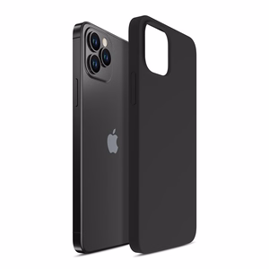 3mk silikona viedtālruņa apvalks iPhone 12 Pro Max - melns