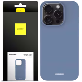 Spacecase Silikona maciņš iPhone 15 Pro zils