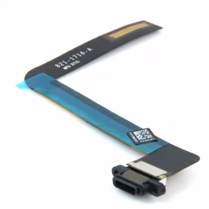 Charging Port Saderīgs ar Apple iPad Air 2 ar Flex / Melns / OEM
