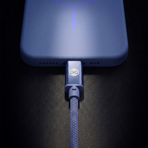 Forever Vibe kabelis USB-C - USB-C 1,0 m 60W debeszils