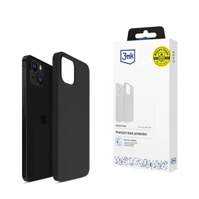 iPhone 14 Plus 3mk Silicone Case sērija - melns
