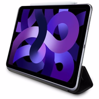 Karl Lagerfeld Saffiano Magnētiskais Karl & Choupette iPad Air 11" 2024 Grāmatas vāka apvalks - melns